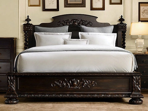 Bed Antiqued Black